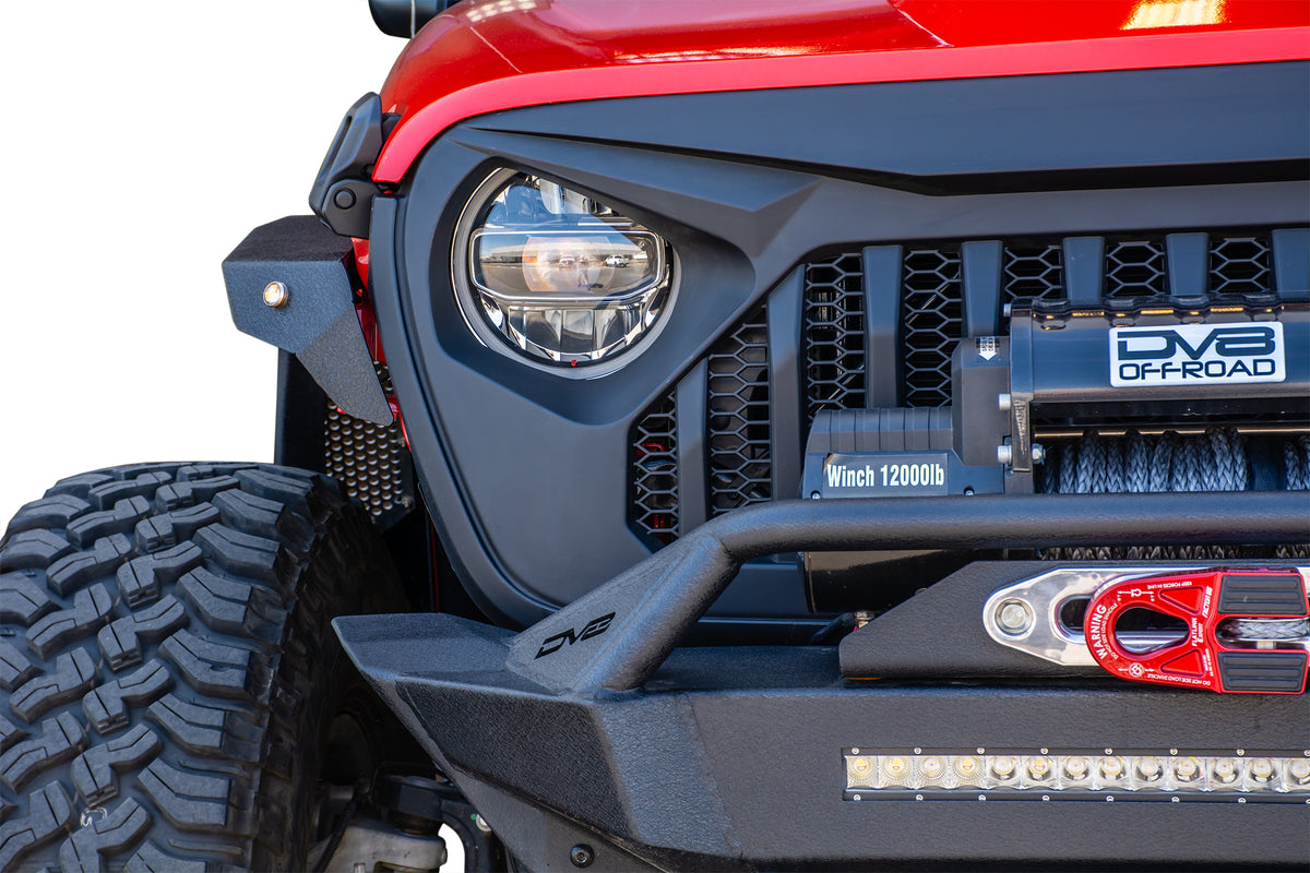 DV8 Offroad - Replacement Grill; Black - GRJL-01
