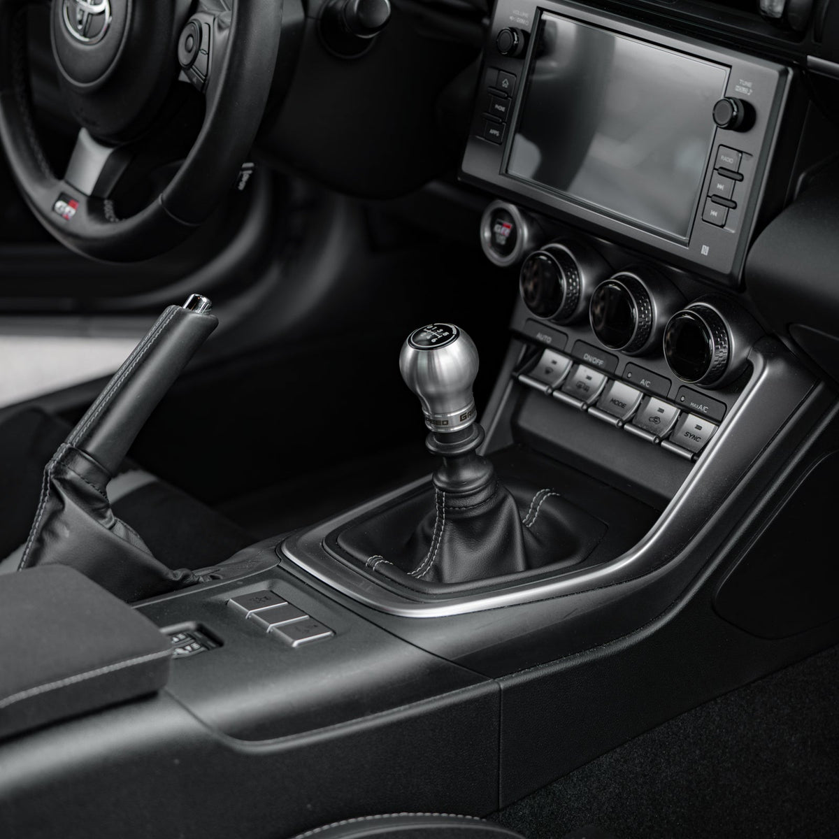 GrimmSpeed Swap-Top Weighted Bulb Shift Knob - Stainless Steel - 1.1007.1.SS