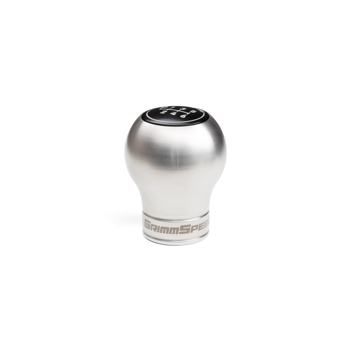 GrimmSpeed Swap-Top Weighted Bulb Shift Knob - Stainless Steel - 1.1007.1.SS