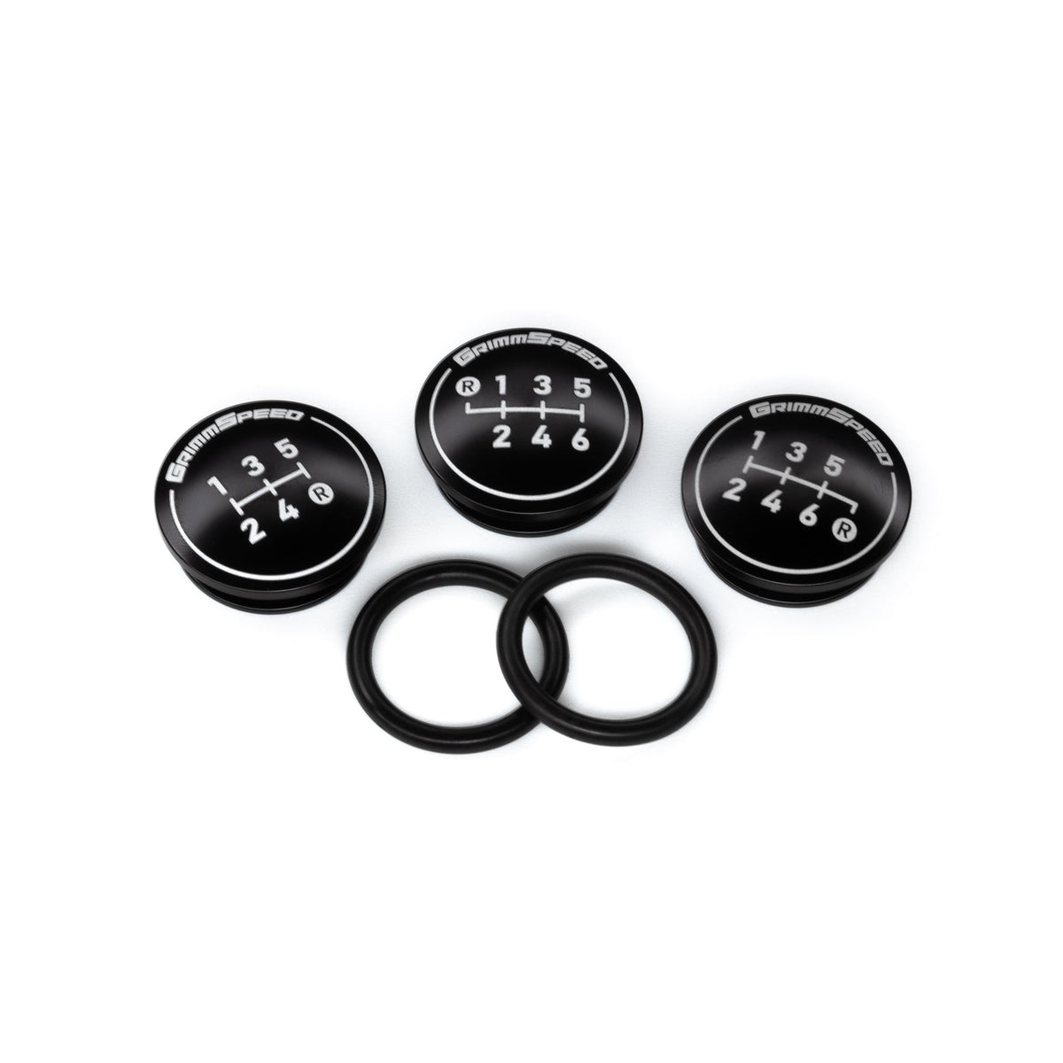 GrimmSpeed Swap-Top Weighted Bulb Shift Knob - Stainless Steel - 1.1007.1.SS