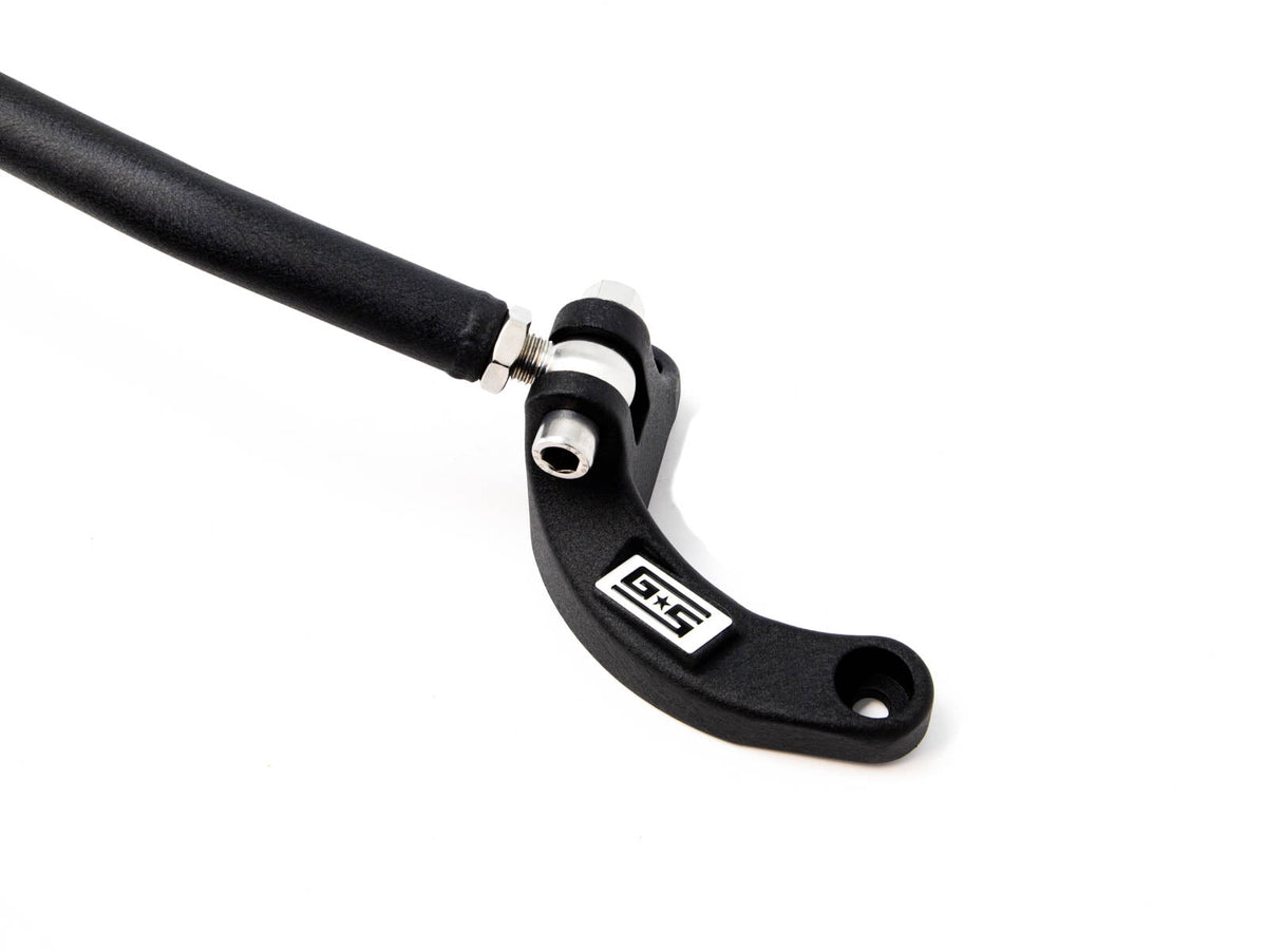 GrimmSpeed 08-14 Subaru WRX/STI Strut Bar - Black - GRM1.1030.1.BLK