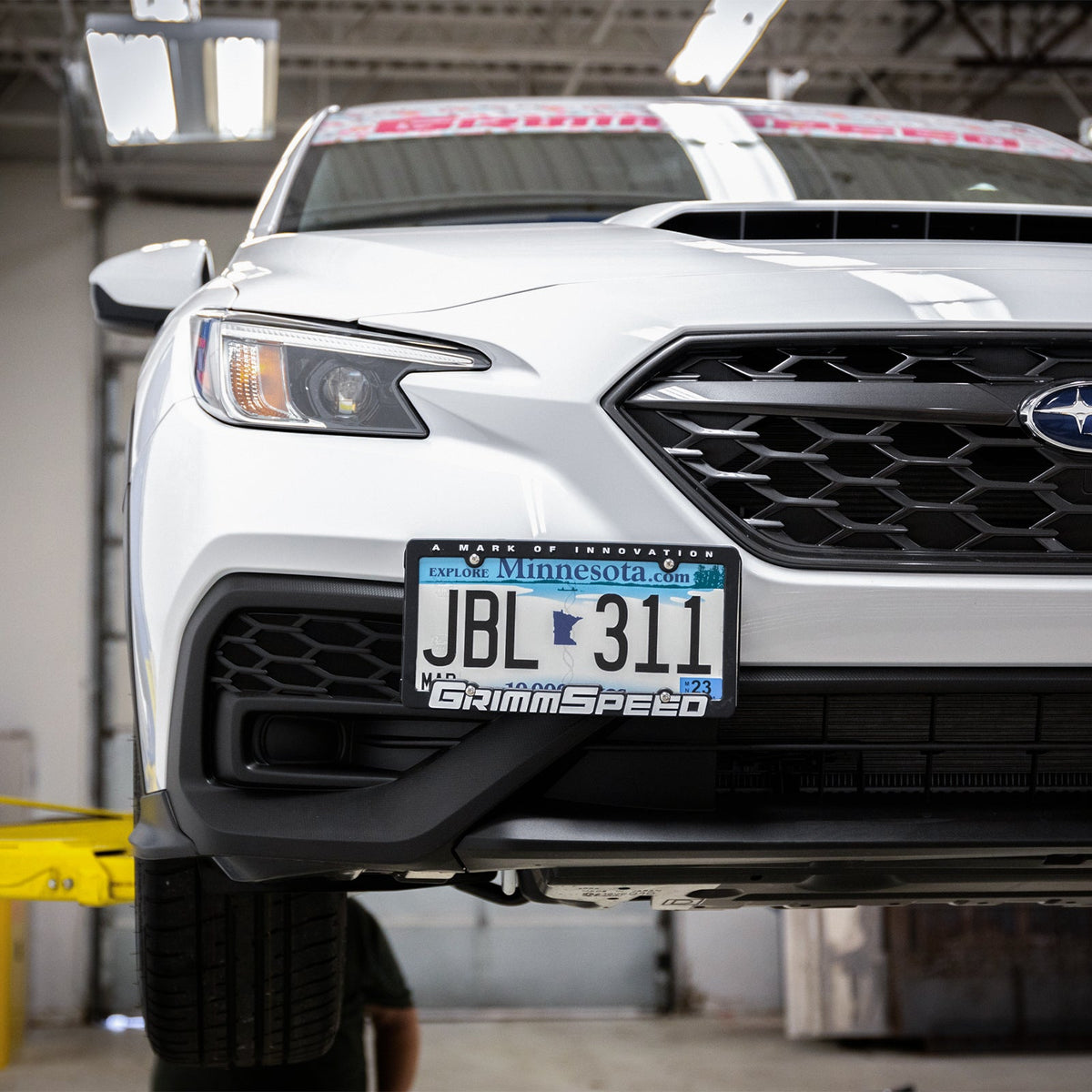 GrimmSpeed License Plate Frame (Pair) - GRM111002