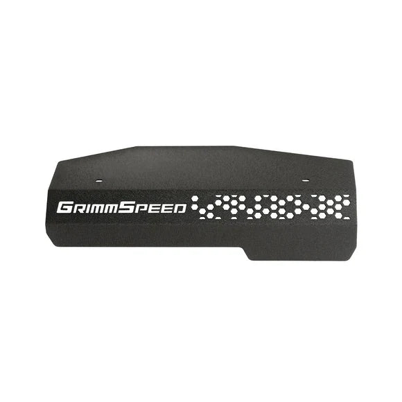 GrimmSpeed 2022+ Subaru WRX Pulley Cover - Black - 113086BLK