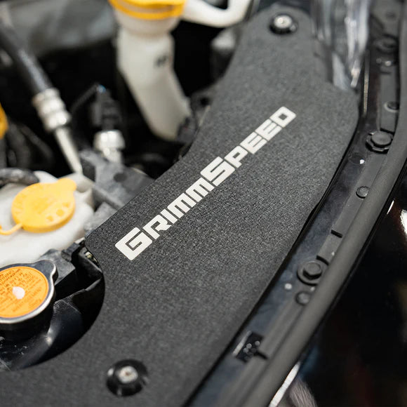 GrimmSpeed 22+ Subaru WRX Radiator Shroud Black - 113090BLK