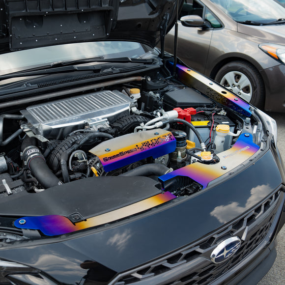 GrimmSpeed 2022+ Subaru WRX Fender Shroud Kit - Titanium