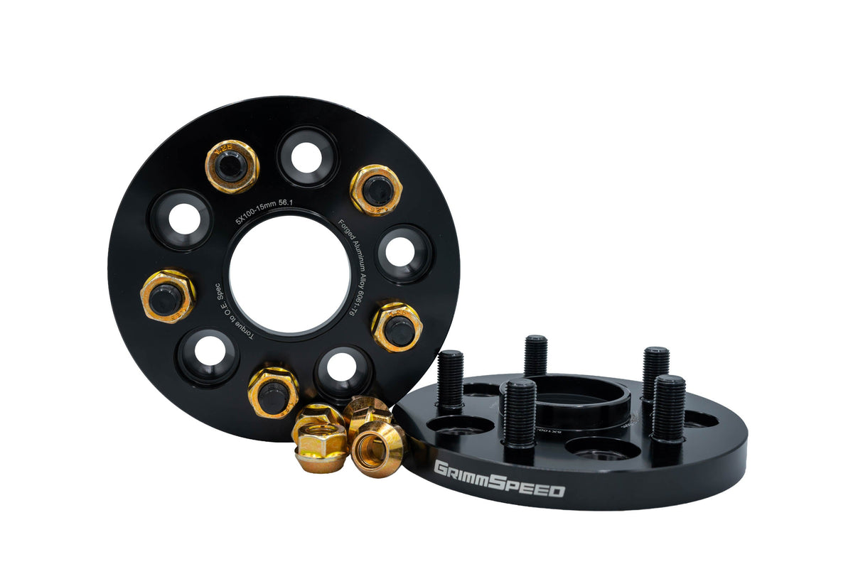 GrimmSpeed 02-14 Subaru WRX 5x100 25mm Wheel Spacer (Pair) - GRM.1188.3.0