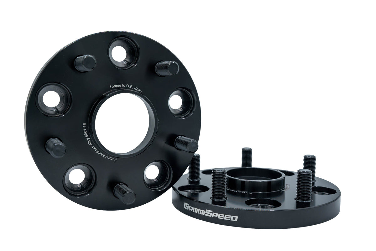 GrimmSpeed 05-21 Subaru STI / 15-26 Subaru WRX 5x114.3 25mm Wheel Spacer (Pair) - GRM.1187.3.0