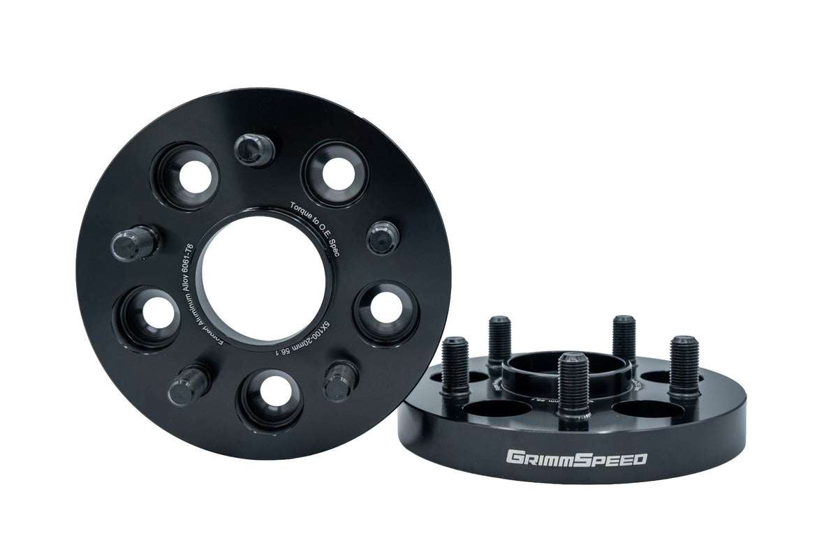 GrimmSpeed 02-14 Subaru WRX 5x100 20mm Wheel Spacer (Pair) - GRM.1188.2.0