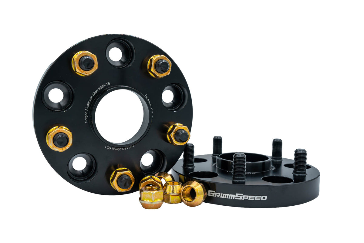 GrimmSpeed 05-21 Subaru STI / 15-26 Subaru WRX 5x114.3 15mm Wheel Spacer (Pair) - GRM.1187.1.0