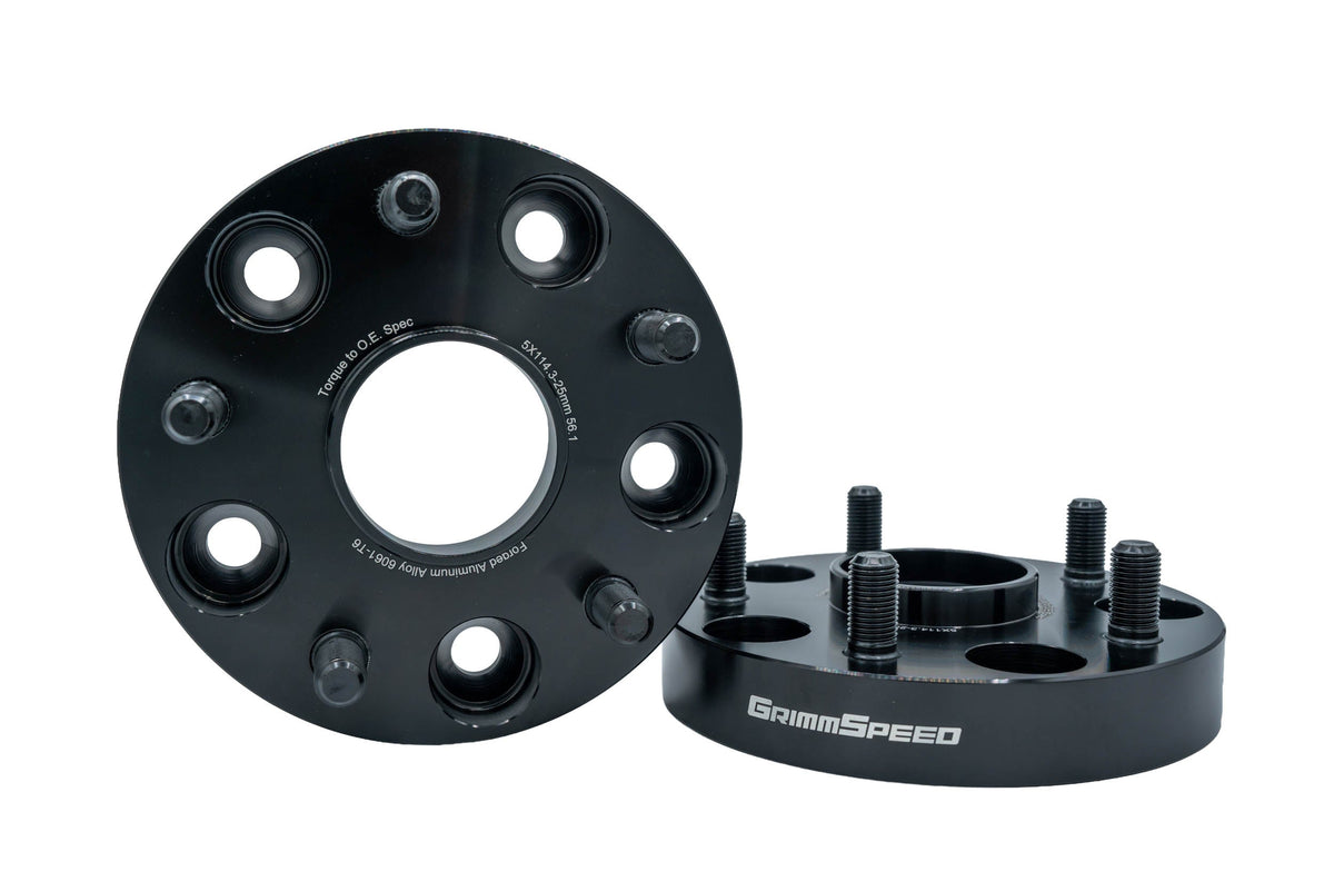 GrimmSpeed 05-21 Subaru STI / 15-26 Subaru WRX 5x114.3 25mm Wheel Spacer (Pair) - GRM.1187.3.0