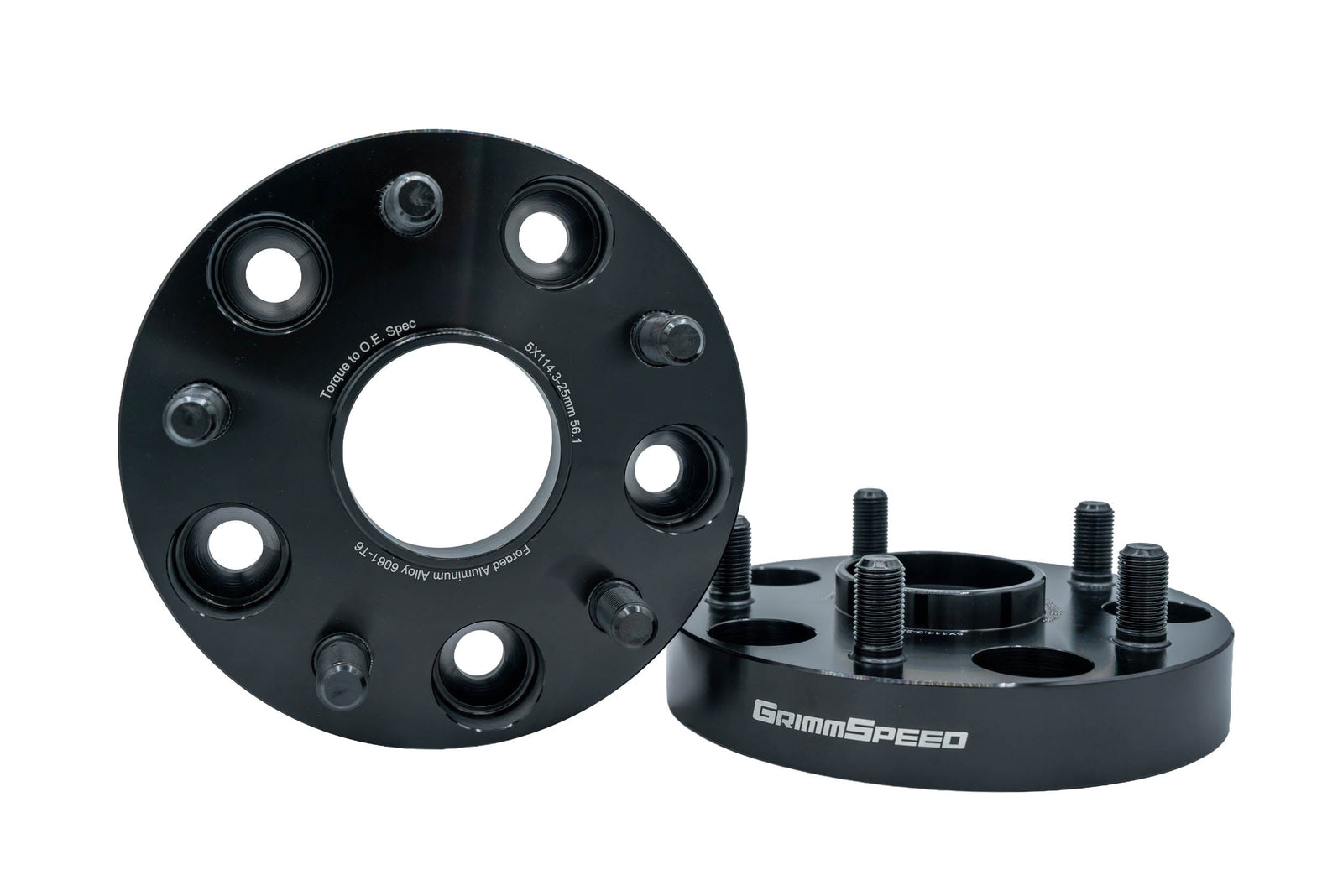 GrimmSpeed 05-21 Subaru STI / 15-26 Subaru WRX 5x114.3 25mm Wheel Spacer (Pair) - GRM.1187.3.0