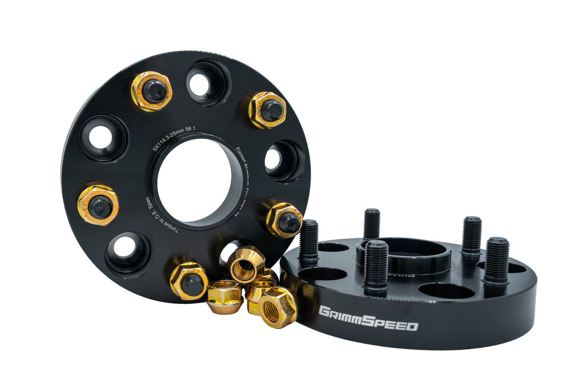 GrimmSpeed 05-21 Subaru STI / 15-26 Subaru WRX 5x114.3 15mm Wheel Spacer (Pair) - GRM.1187.1.0