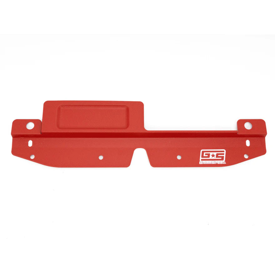 GrimmSpeed 08+ Subaru Impreza/WRX/STI Radiator Shroud w/Tool Tray - Red - 096009