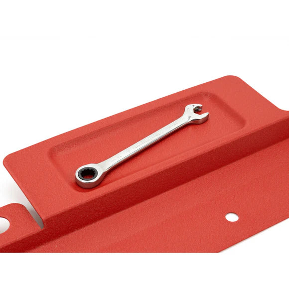 GrimmSpeed 08+ Subaru Impreza/WRX/STI Radiator Shroud w/Tool Tray - Red - 096009