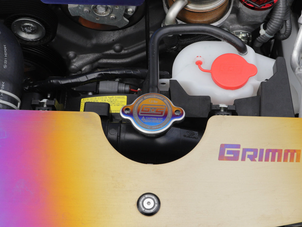 GrimmSpeed - Titanium Radiator Cap – 1.3 Bar - GRM113061.A