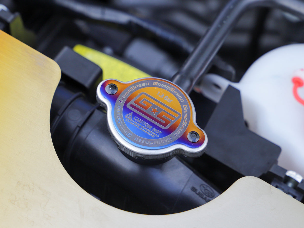 GrimmSpeed - Titanium Radiator Cap – 1.3 Bar - GRM113061.A