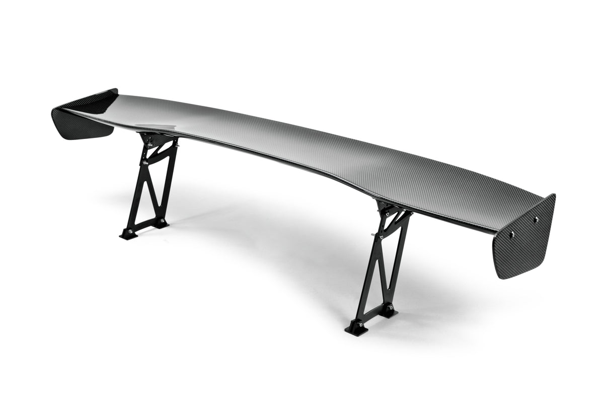 Seibon Universal (70.5in Wide) GT Carbon Fiber Rear Spoiler - GTWING-180