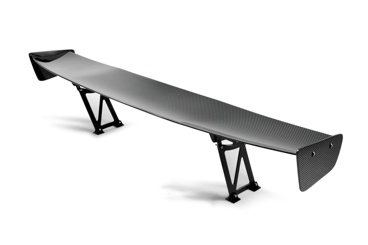 Seibon Universal (70.5in Wide) GT Carbon Fiber Rear Spoiler - GTWING-180
