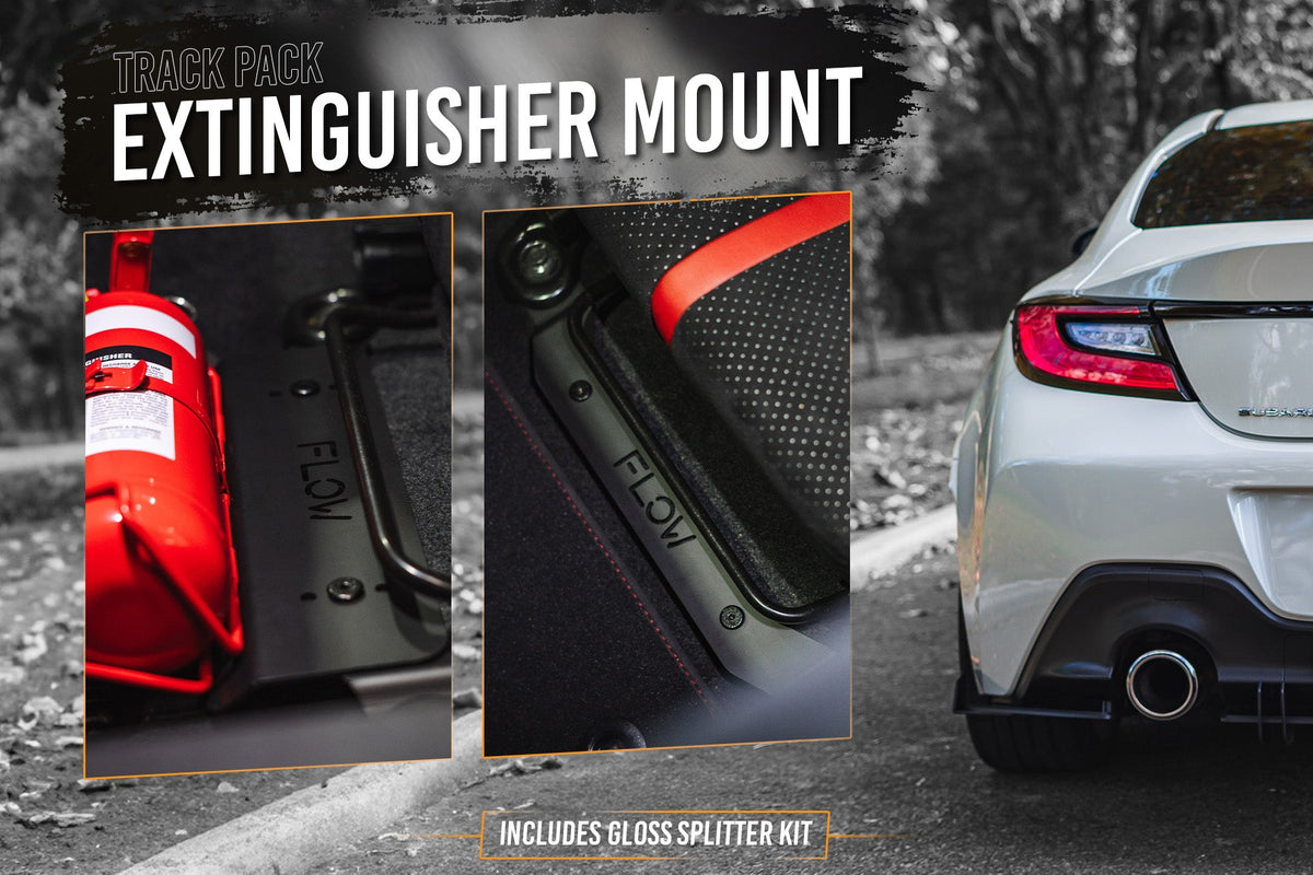 Flow Designs - ZD8 BRZ Full Lip Splitter Set (GLOSS BLACK)