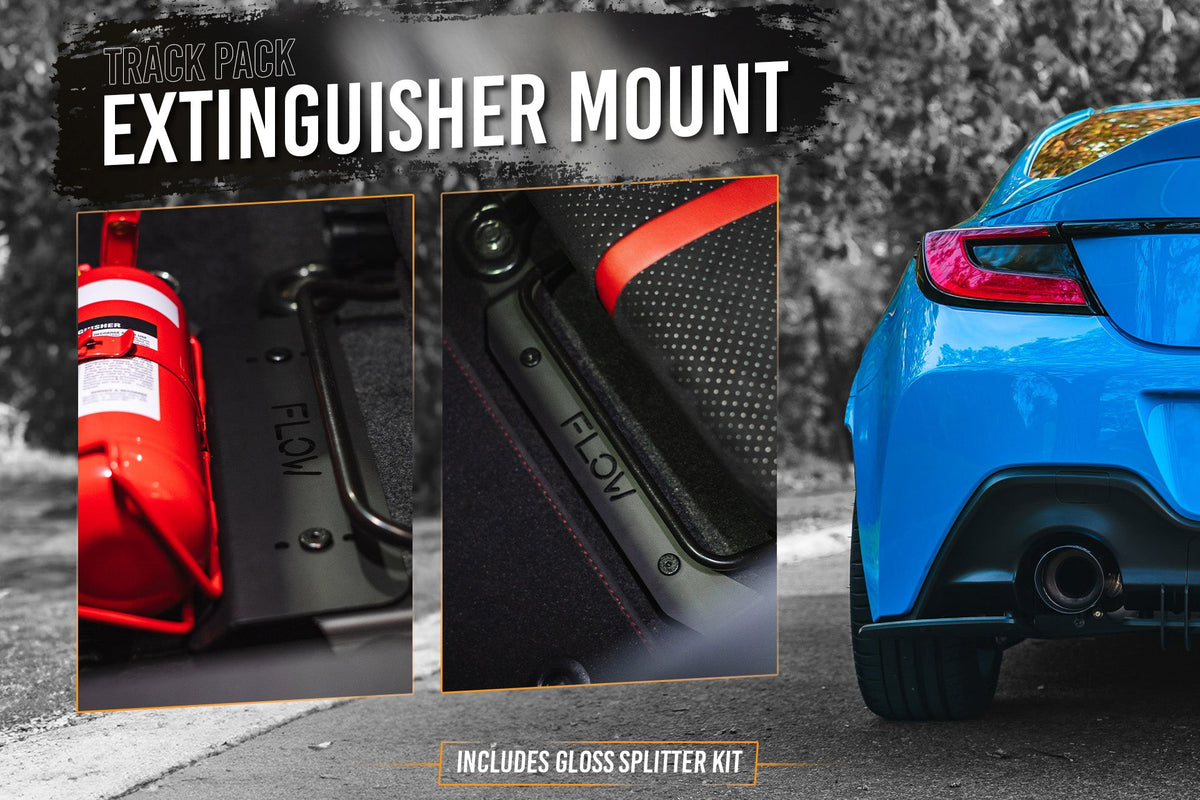 Flow Designs - ZN8 GR86 Full Lip Splitter Set (GLOSS BLACK)