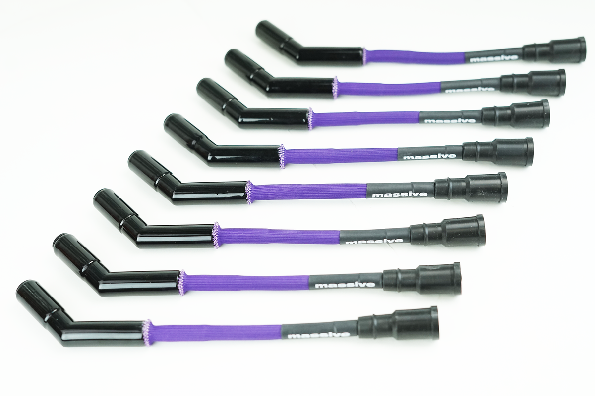 Massive Speed Ceramic Boot Spark Plug Wires 7.3 Godzilla Xeramik