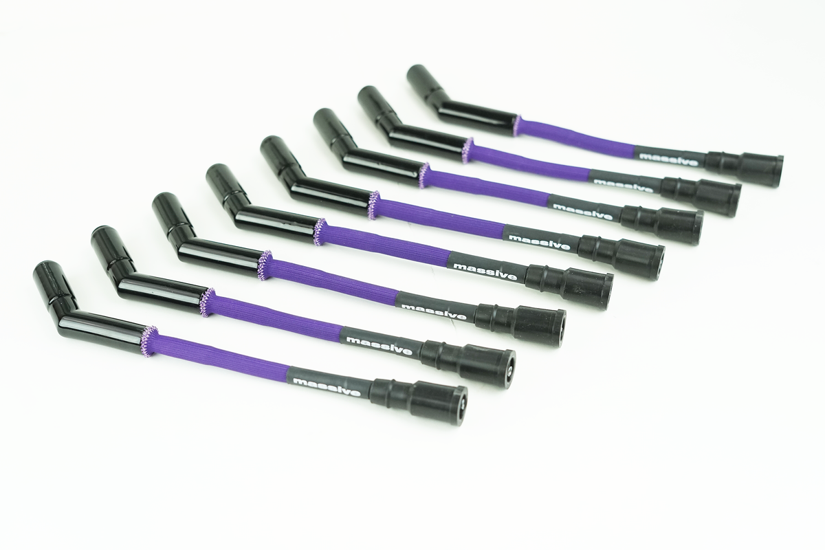 Massive Speed Ceramic Boot Spark Plug Wires 7.3 Godzilla Xeramik