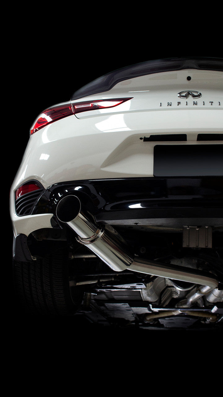 ISR Performance GT Single Exhaust - Infiniti Q60 Coupe RWD - IS-GT-Q60