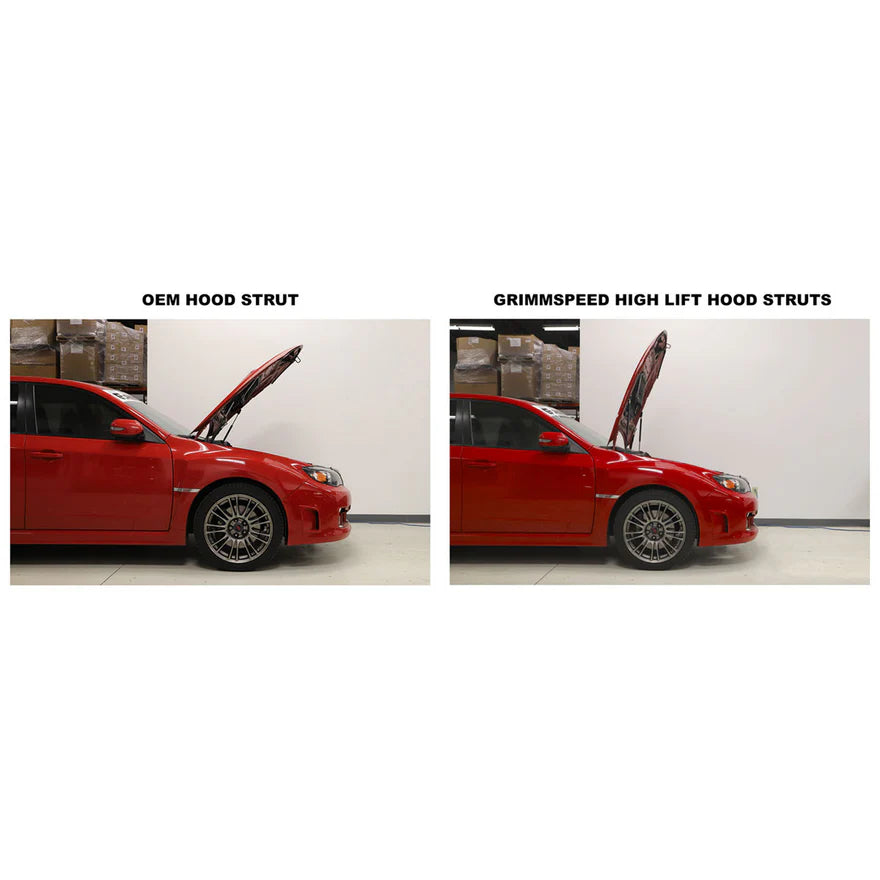 GrimmSpeed 08-14 Subaru Impreza WRX/STi Hood Struts - 097029