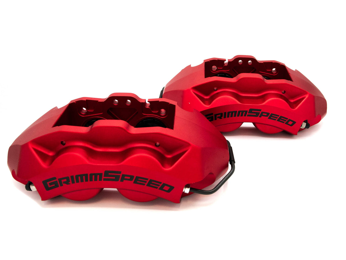 GrimmSpeed 13-26 BRZ GR86 Grey 4-Piston Brake Caliper Kit 326mm Rotor - GRM.1171.1.GRY