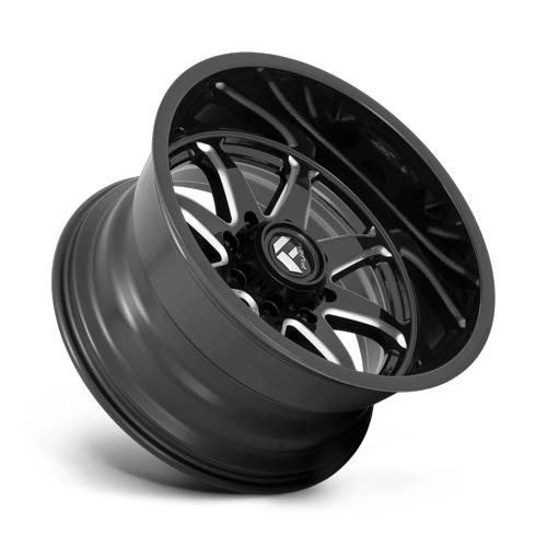 Fuel Off-Road D749 20X9 Gloss Black Milled 5x139.7 +1mm