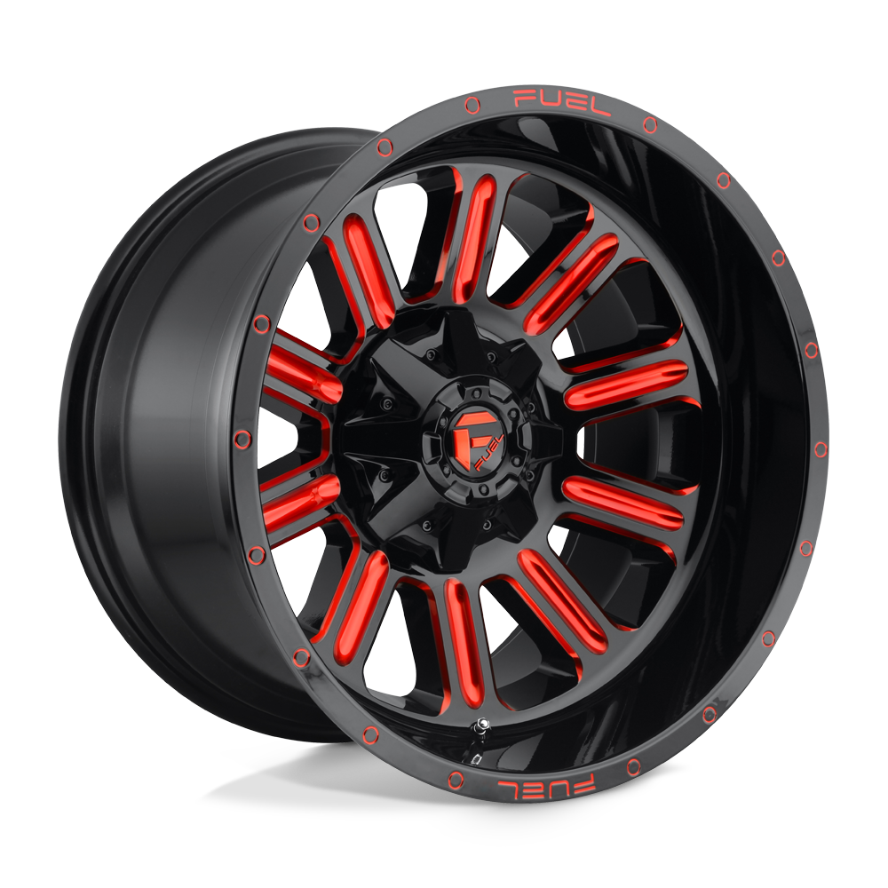 Fuel Off-Road D621 20X12 Gloss Black W/ Red Tint 5x114.3/5.0 -44mm