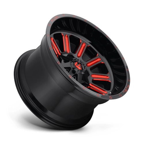 Fuel Off-Road D621 20X10 Gloss Black W/ Red Tint 5x139.7/150 -18mm