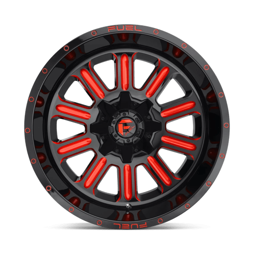 Fuel Off-Road D621 22X10 Gloss Black W/ Red Tint 8x165.1 -18mm
