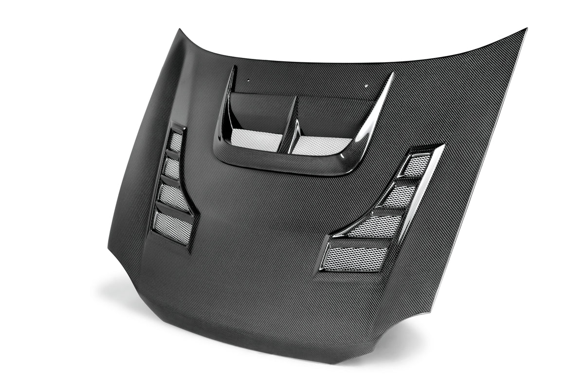 Seibon 02-03 Subaru WRX CW Carbon Fiber Hood - HD0203SBIMP-CW