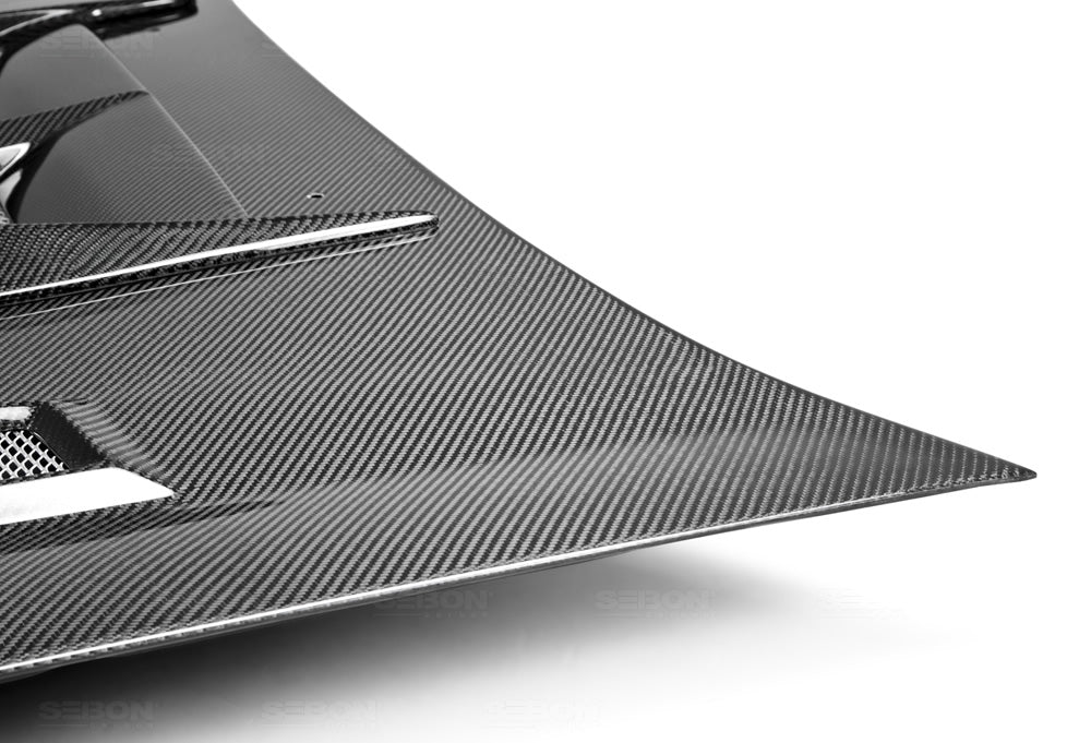 Seibon 02-03 Subaru WRX CW Carbon Fiber Hood - HD0203SBIMP-CW