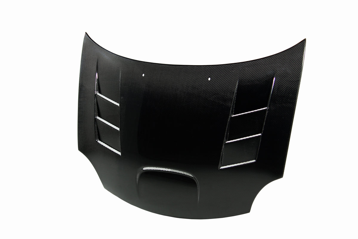 Seibon 03-05 Dodge SRT-4 TS Style Carbon Fiber Hood - HD0305DGNESRT4-TS