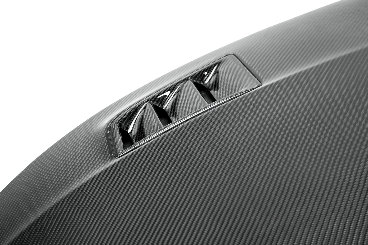 Seibon 06-07 Honda Civic 4 Door MGII-Style Carbon Fiber Hood - HD0607HDCV4D-MGII
