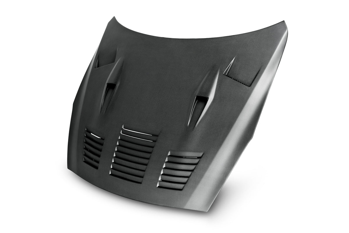 Seibon 09-15 Nissan GTR R35 GTII Dry Carbon Hood - HD0910NSGTR-GTII-DRY