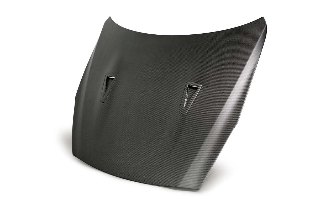 Seibon 09-10 Nissan Skyline R35 GT-R OEM-Dry Carbon Fiber Hood - HD0910NSGTR-OE-DRY