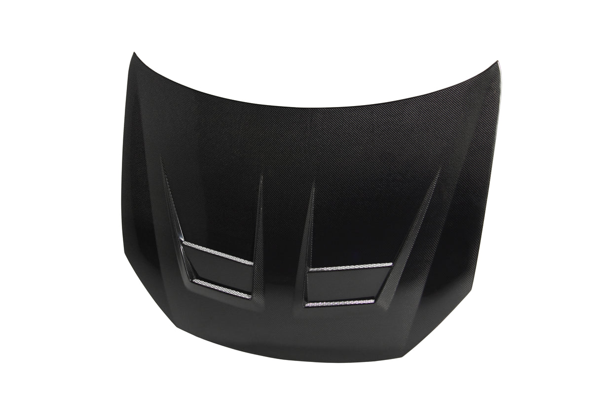 Seibon 10-11 VW Golf GTI 5K/MK6 DV Carbon Fiber Hood w/ Shaved Emblem - HD1011VWGTIB-DV