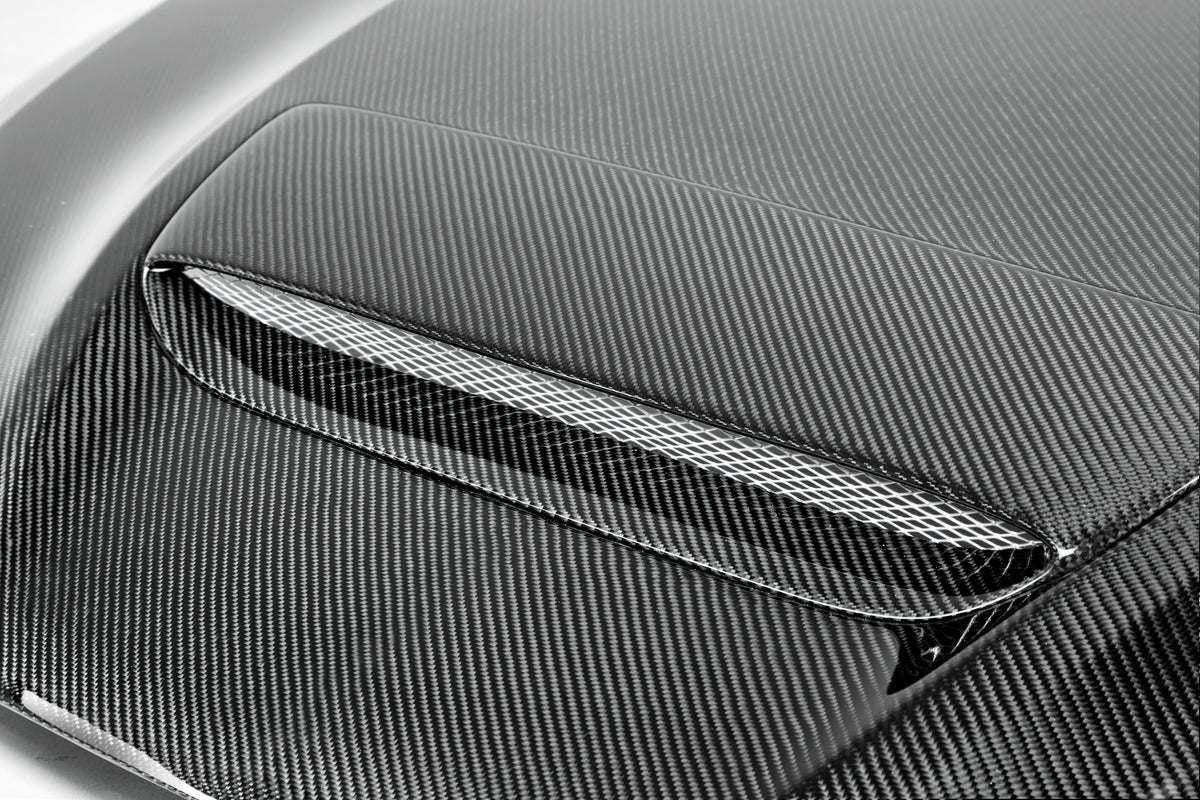 Seibon 10-12 Mazda MazdaSpeed3 OEM Style Carbon Fiber Hood - HD1012MZ3-OE