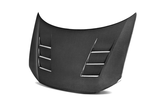 Seibon 12-13 Honda Civic 2dr TS-Style Carbon Fiber Hood - HD1213HDCV2D-TS