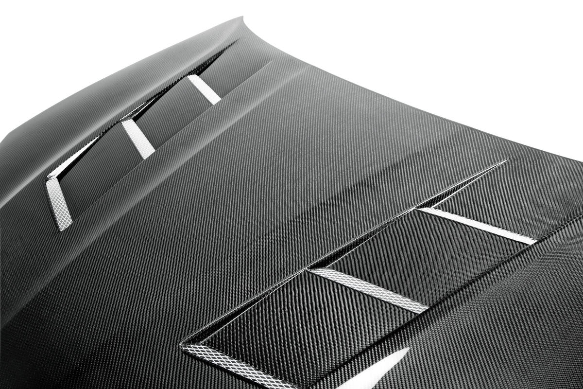 Seibon 12-13 Hyundai Genesis TS Carbon Fiber Hood - HD1213HYGEN2D-TS