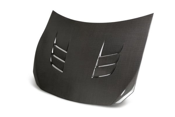 Seibon 12-13 BRZ/FRS TS Style Carbon Fiber Hood - HD1213SCNFRS-TS