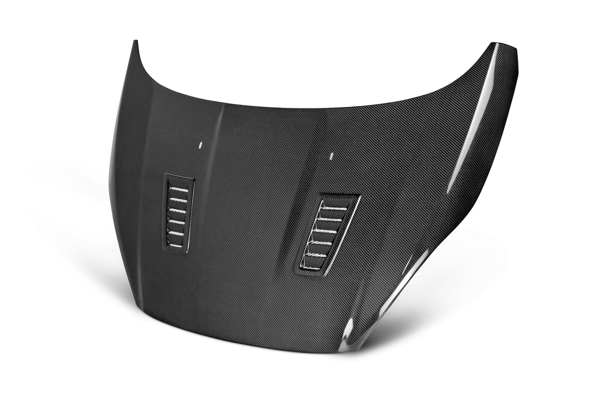 Seibon 14+ Ford Fiesta RS Style Carbon Fiber Hood - HD14FDFI-RS