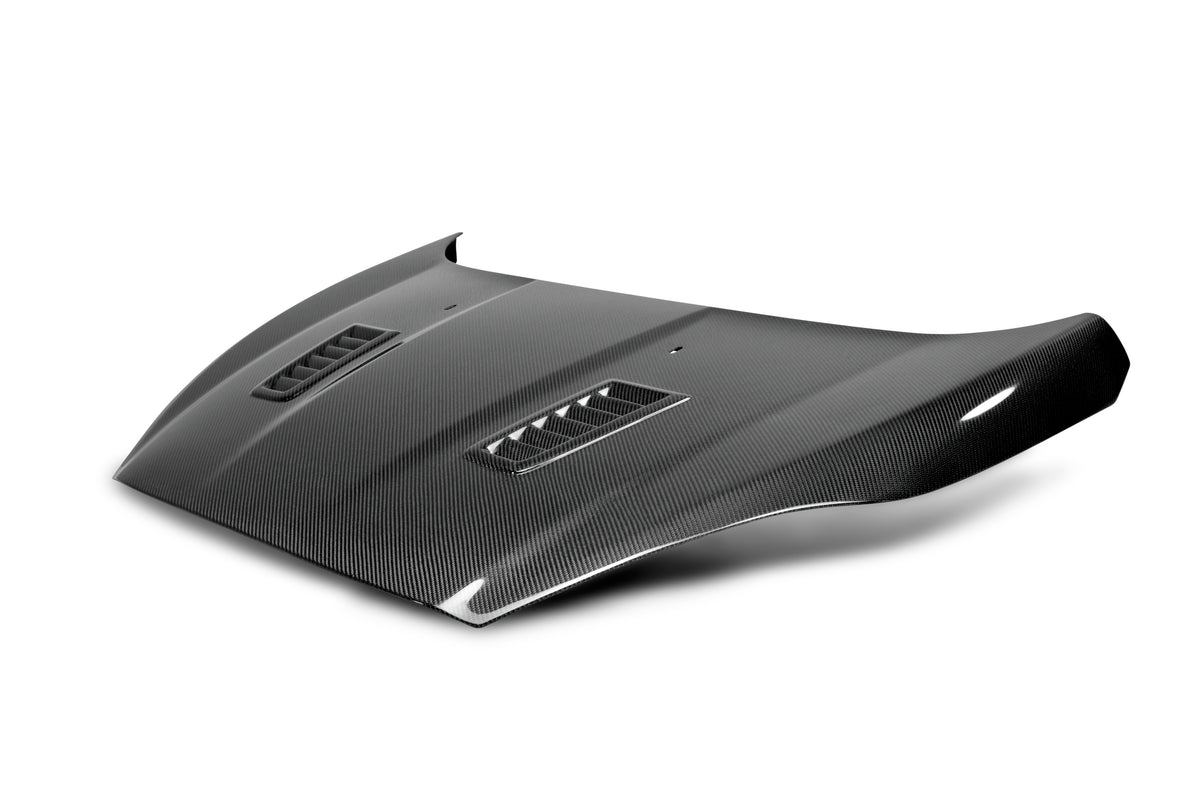 Seibon 14+ Ford Fiesta RS Style Carbon Fiber Hood - HD14FDFI-RS