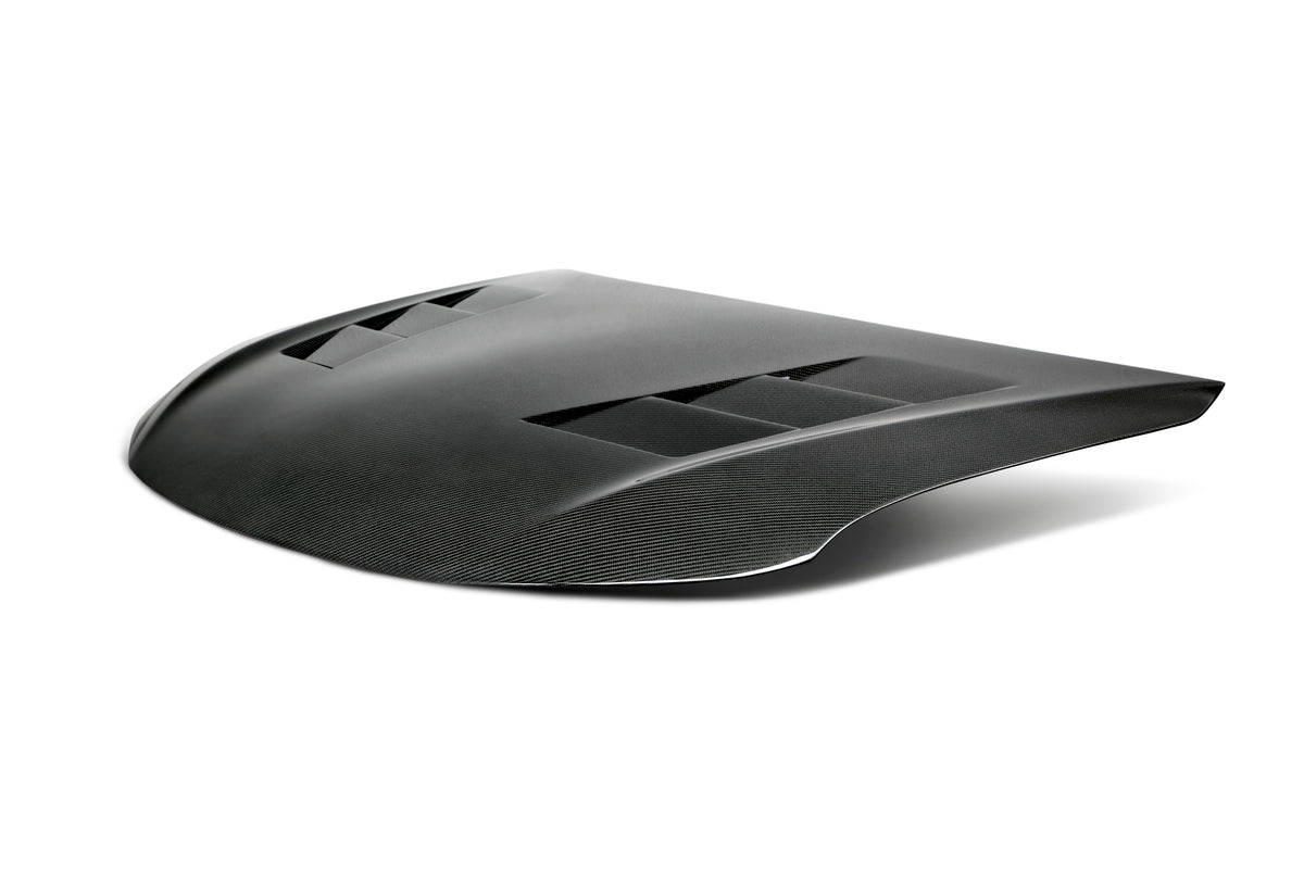 Seibon 2014 Scion TC OEM Carbon Fiber Hood - TS Style - HD14SCNTC-TS