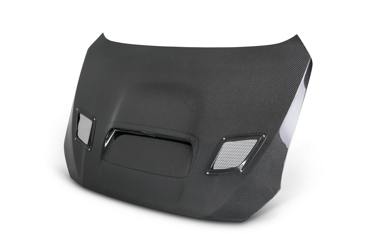 Seibon 15-17 Subaru Impreza WRX/STI CS Style Carbon Fiber Hood - HD15SBIMP-CS