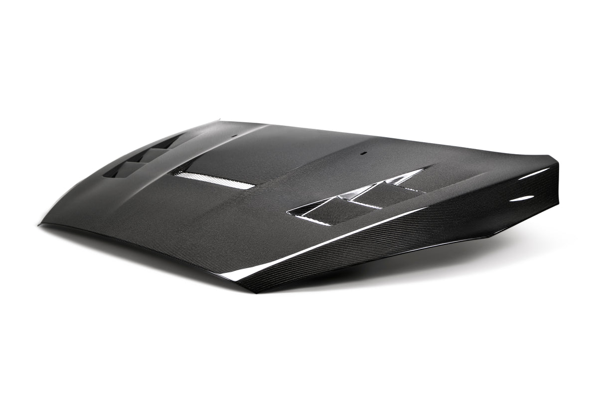 Seibon 15-17 Ford Focus TV-Style Carbon Fiber Hood - HD16FDFO-TV