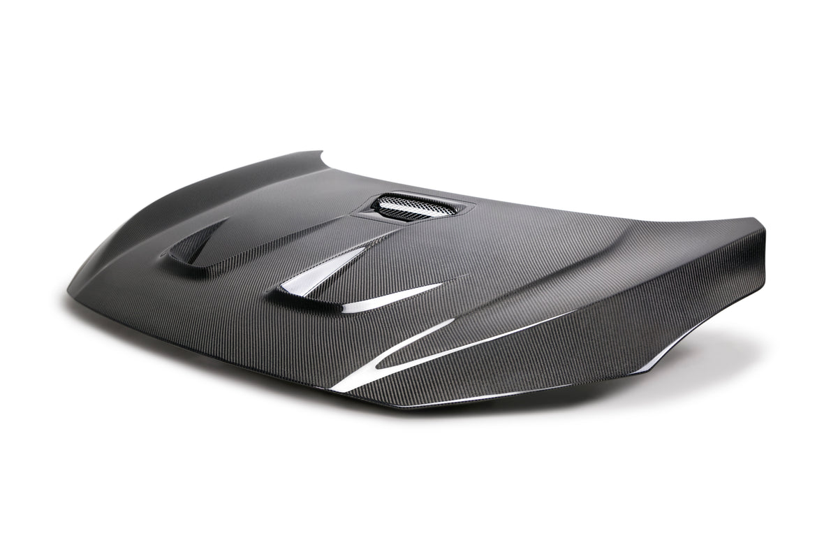Seibon 2016-2017 Honda Civic Coupe/Sedan/Hatchback MR-Style Carbon Fiber Hood - HD16HDCV-MR